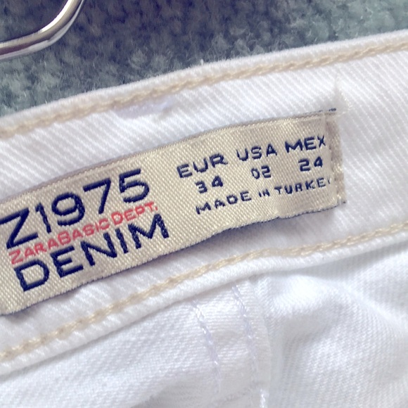 Zara white jeans boyfriend fit. - Picture 6 of 8